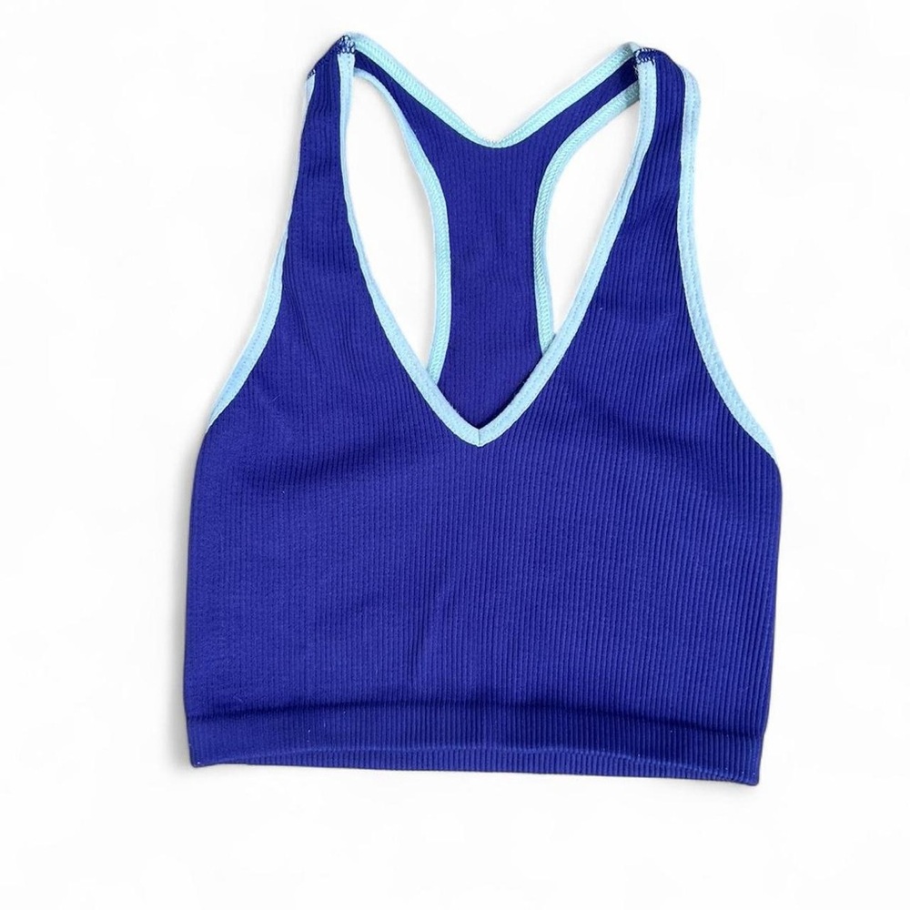 Free People Free Throw Ribbed Crop Tank Top